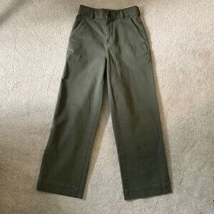 Organic cotton wide leg pant